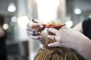 close up of a haircut